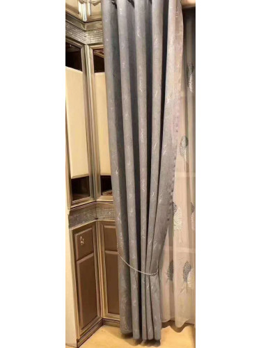 QYFL2020E On Sales Illawarra Velvet Custom Made Curtains(Color: Brown)