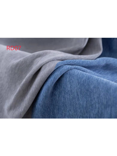 QYFLRDG On Sales Petrel Blue Grey Chenille Custom Made Curtains