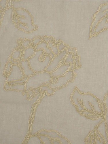 Venus Soft Embroidery Flower Fabric Sample (Color: Silver pink)