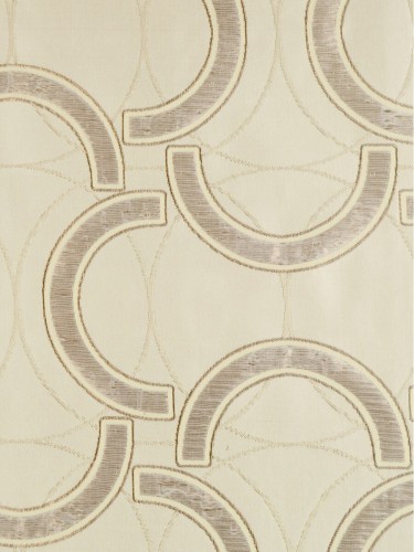 Murray Geometric Jacquard Blackout Fabric Samples QYJ320BS (Color: Cosmic Latte)