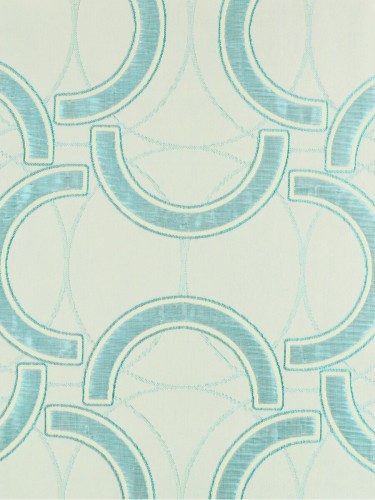 Murray Geometric Jacquard Blackout Custom Made Curtains QYJ320B (Color: Linen)