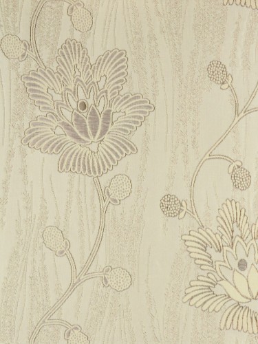 Murray Floral Jacquard Blackout Fabric Samples QYJ320CS (Color: Cosmic Latte)
