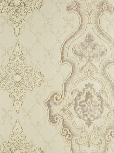 Murray Damask Jacquard Blackout Versatile Pleat Curtains QYJ320DA (Color: Cosmic Latte)