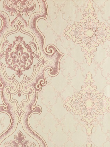 Murray Damask Jacquard Blackout Fabric Samples QYJ320DS (Color: Dust Storm)