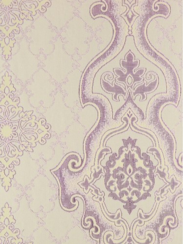 Murray Damask Jacquard Blackout Fabric Samples QYJ320DS (Color: Almond)