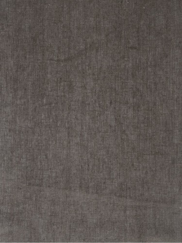 QYK246SBE Eos Linen Gray Black Solid Rod Pocket Sheer Curtains (Color: Quartz)