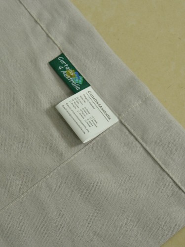 QYK246SBS Eos Linen Gray Black Solid Fabric Sample (Color: Gainsboro)