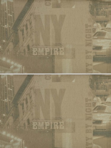 Eos NY Empire Printed Faux Linen Custom Made Curtains (Color: Dark Tan)