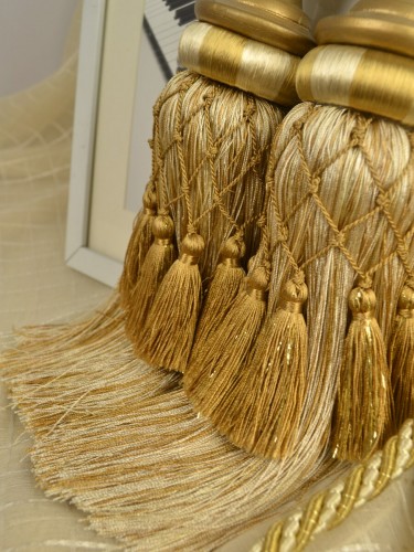 4 Colors QYM06 Curtain Tassel Tiebacks