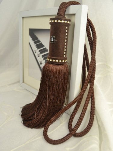 6 Colors QYM29 Curtain Tassel Tiebacks (Color: Dark Brown)