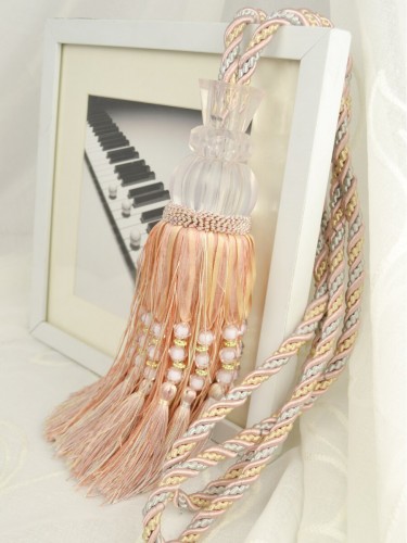 5 Colors QYM38 Curtain Tassel Tiebacks (Color: Orange)