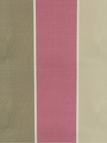 QYQ135C Modern Big Striped Yarn Dyed Custom Made Curtains (Color: Brink Pink)