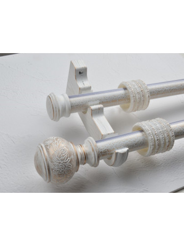 QYRY40 32mm diameter Aluminum Alloy Big Curtain Rod Set