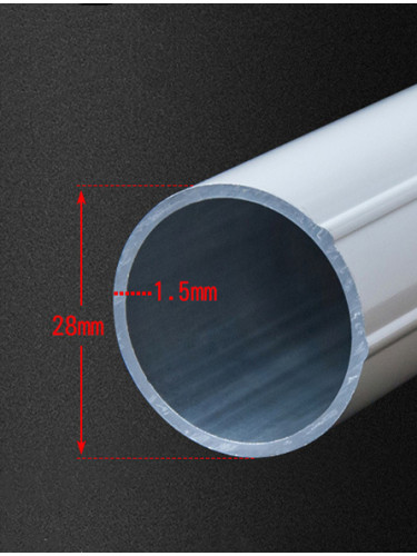 QYR68 28mm Thick Aluminum Alloy Single Double Curtain rod set