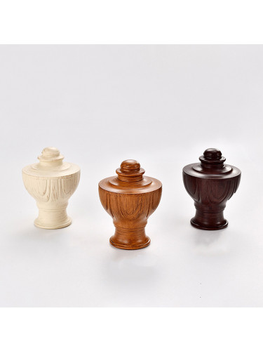 QYR79 28mm Diameter Aluminum Alloy Wood Grain Single Double Curtain rod sets