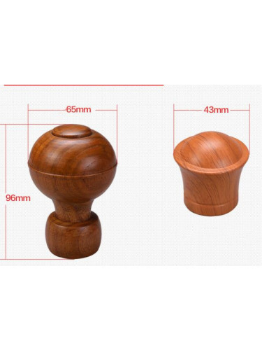 QYR85 28mm Diameter 3.0 mm Thickness Super Thick Aluminum Alloy Wood Grain Single Double Curtain rod sets