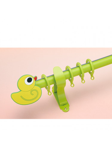 QYR97 22mm Beautiful Aluminum Alloy Children Single Curtain rod sets