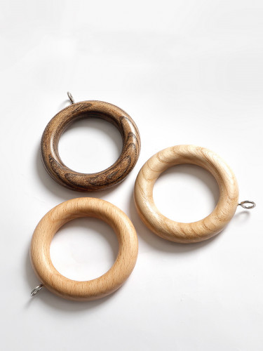 Wooden Curtain Rings For 25mm/28mm/30mm/35mm Wood Curtain Rods