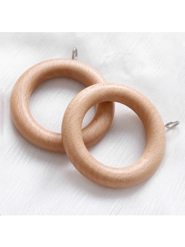 Wooden Curtain Rings For 25mm/28mm/30mm/35mm Wood Curtain Rods