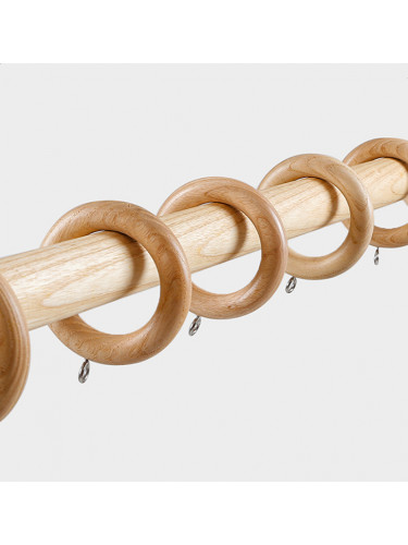 Wooden Curtain Rings For 25mm/28mm/30mm/35mm Wood Curtain Rods