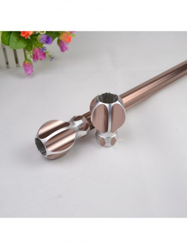 Qyt2520 28mm Aluminum Alloy Single Curtain Rod Set