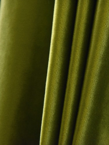 New arrival Twynam Blue and Green Plain Pencil Pleated Valance and Sheers Custom Made Chenille Velvet Curtains Pair (Color: Dark Moss Green)