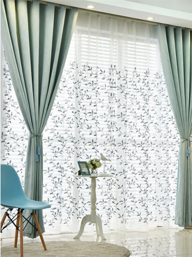 QYX2209A Illawarra On Sales Slub Cotton Custom Made Curtains