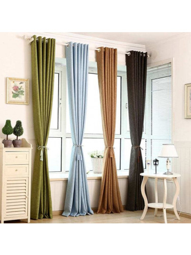 QYX2209B Illawarra On Sales Thick Faux Cotton Custom Made Curtains