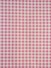 Whitehaven Pink and Ivory Checked Cotton Fabric Sample (Color: Brink Pink)