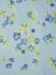 Whitehaven Colorful Floral Printed Double Pinch Pleat Cotton Curtain (Color: Blue Lagoon)