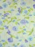 Whitehaven Daisy Chain Printed Double Pinch Pleat Cotton Curtain (Color: Carolina Blue)
