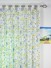 Whitehaven Daisy Chain Printed Tab Top Cotton Curtain Heading Style