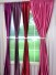 Hotham Pink Red and Purple Plain Custom Made Blackout Velvet Curtains