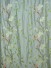 Franklin Gray Embroidered Bird Branch Faux Silk Fabric Samples (Color: Pale Aqua)