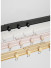 CHR01 Ivory Bendable Ivory and Black Curtain Tracks Ceiling/Wall Mount For Bay Window