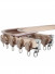 CHR01 Ivory Bendable Ivory and Black Curtain Tracks Ceiling/Wall Mount For Bay Window(Color: Rose gold)