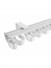 Warrego CHR04 Thick Ivory S Fold Curtain Tracks Ceiling/Wall Mount