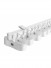 Warrego CHR04 Thick Ivory S Fold Curtain Tracks Ceiling/Wall Mount