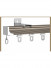 CHR07 Super Thick Big Ivory Champagne Curtain Tracks Ceiling/Wall Mount For Living Room