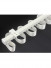Warrego CHR09 Thick Ivory Black S Fold Curtain Tracks Ceiling/Wall Mount(Color: Ivory)