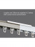 CHR102 Thick Ivory Grey Blue Curtain Tracks Ceiling/Wall Mount