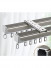 CHR103 White Champagne Silent Gliss Single/Double Curtain Rails