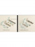 CHR105 Ivory Champagne Black Curtain Tracks Ceiling/Wall Mount