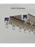 CHR106 Ceiling Mounted  Super Thick Aluminum Alloy Double Curtain Tracks