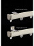 Warrego CHR108 New Arrival Thick Ivory S Fold Curtain Tracks Ceiling/Wall Mount