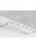 CHR11 Bendable Ivory Curtain Tracks Ceiling Mount For Bay Window U and L Medical Track(Color: Ivory)