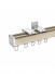 St Mary Peak Thick Ivory Champagne Curtain Tracks For Living Room Ceiling/Wall Mount 