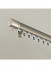 CHR126 Ivory Grey Blue Champagne Aluminum alloy Curtain Track Set Ceiling/Wall Mount(Color: Champagne)