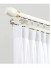 Sonder 129 Luxurious White Black Blue Grey Aluminum alloy Curtain Track Set With Tambour Finials