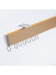 CHR1420 Ceiling/Wall Mounted Hidden Single Curtain Tracks For Living Room(Color: Gold)